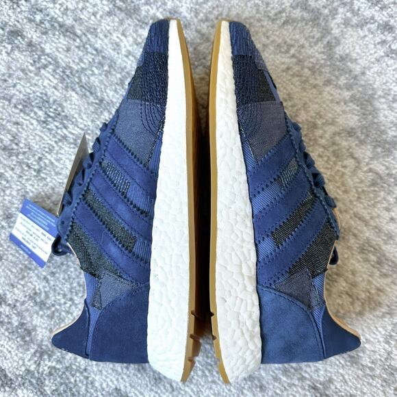 New adidas x END. x Bodega x Iniki Runner 2017 Blue Denim Patchwork Size 9 - Picture 5 of 13